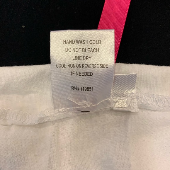 Heart Soul 100% Cotton White Flare Skirt Size 9 - Picture 6 of 6